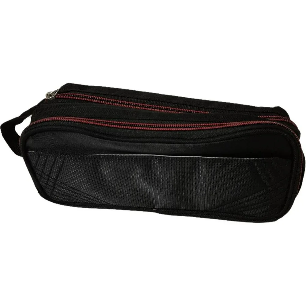 Elleven Black Travel Organizer Case Leeds TeckTrap Elastic Keeper 3 Compartments